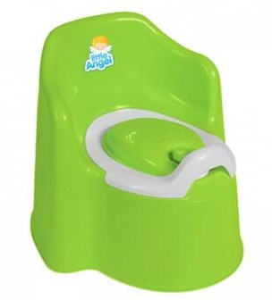 Little Angel Горшок детский с крышкой салатовый Р2703GR