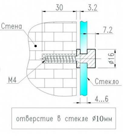 Прозрачный фартук для кухни из монолитного поликарбоната 640*840*3 мм